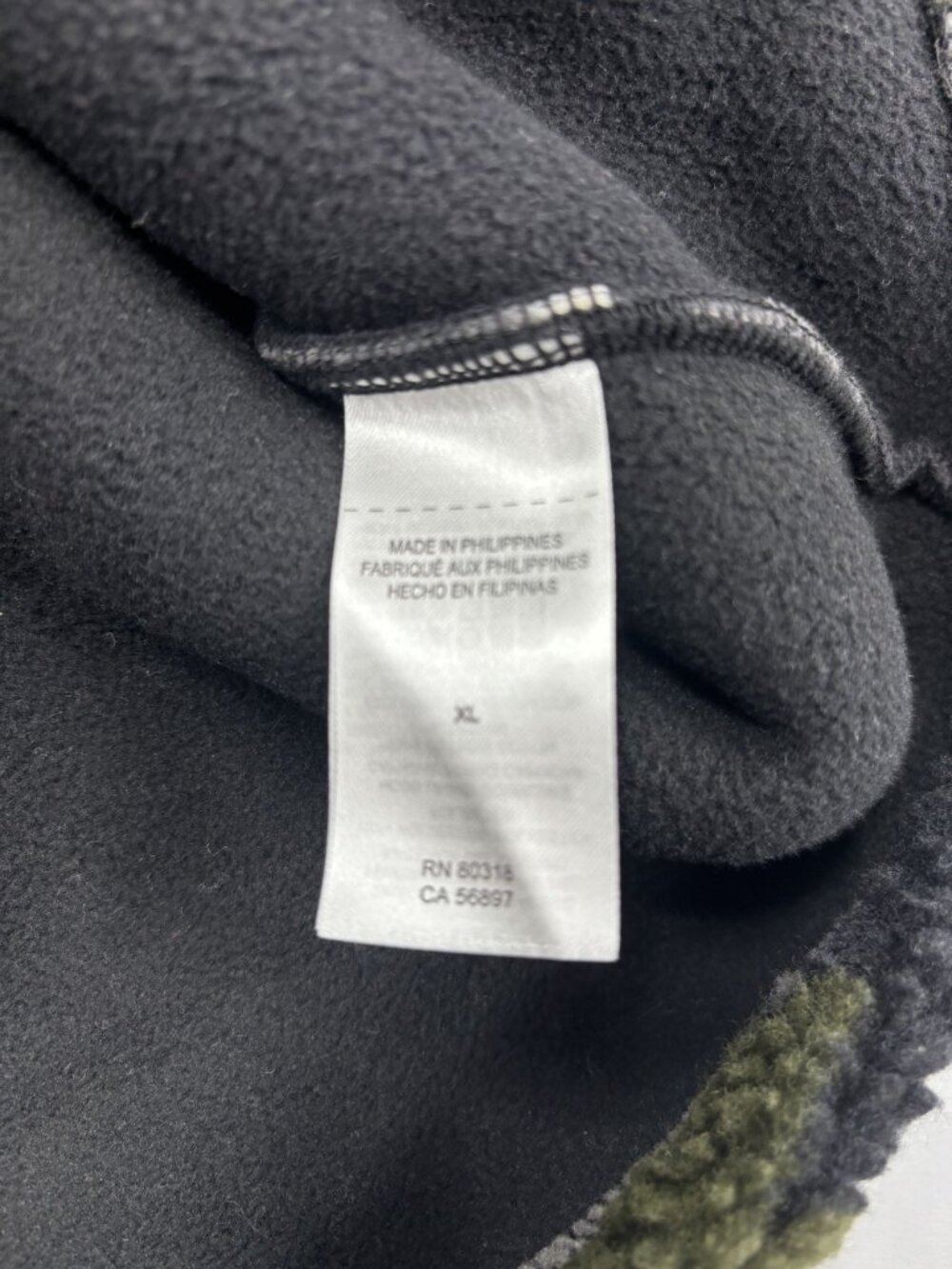 Lucky Brand Mens XL Aztec Pattern Fleece Pullover Hoodie With Zip Pocket Black/G - Picture 4 of 9